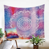Nebula Mandala Print Wall Hanging My Wall Clock